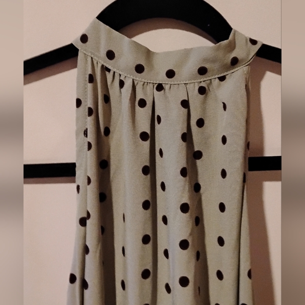 Polka Dot Halter Top Romper